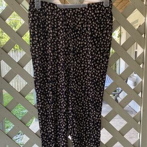 American Eagle floral soft pants